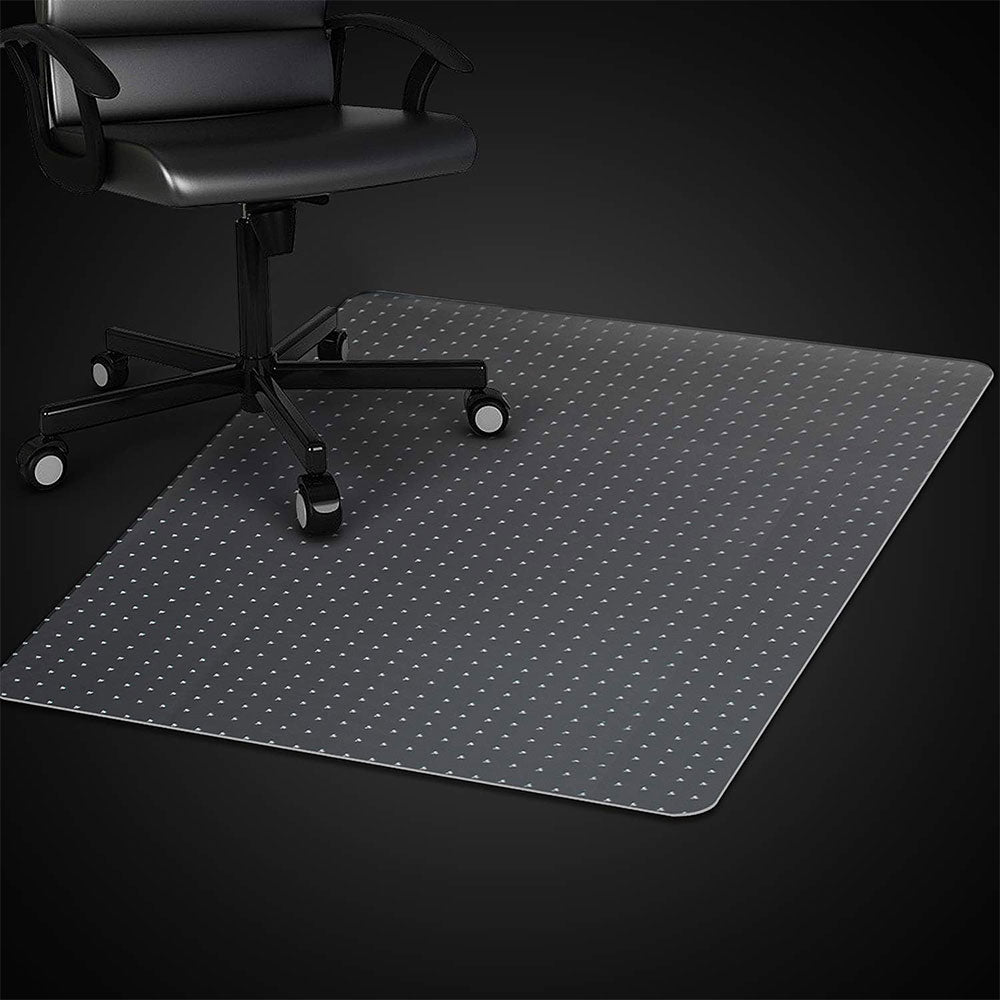 Non Slip Office Chair Desk Floor Mat Computer Carpet PVC Plastic Frosted Protector
