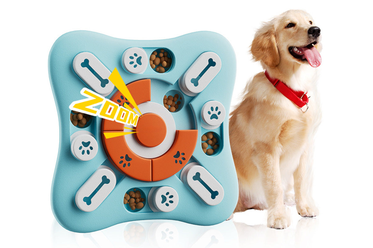 Interactive Dog Treat Puzzle Toy Slow Feeder