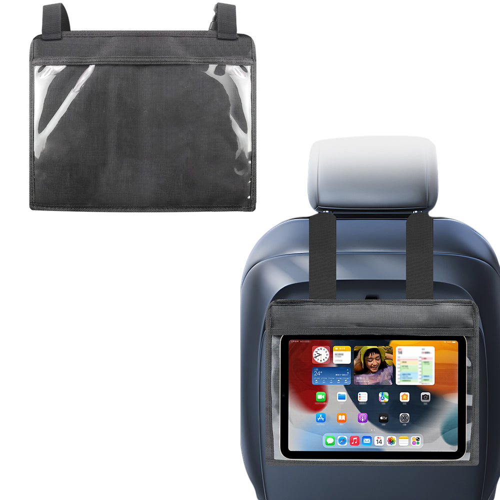 Car Backseat Organizer with Touchscreen Tablet Holder Auto Storage Pocket