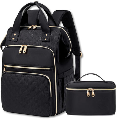 2-in-1 Lunch Backpack For Women Laptop Backpacks Travel Backpacks