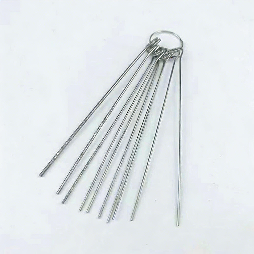 Torch Tip Cleaners Cleaning Tool Set 12 Pieces Case with File Welding Cutting