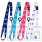 4PCS Cruise Lanyard with Retractable Badge Holder and Waterproof ID Card Holder