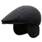 Men’s Woolen Hat Flat Cap Retro Fashion Cap Golf Driving Beret Hat