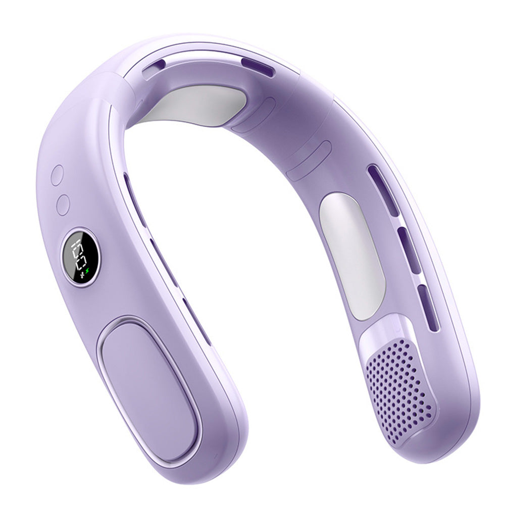 Neck Air Conditioner Cooling Neck Fan Neck Cooler 4000mAh Wearable Personal Fan