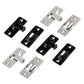 4 Pcs 90-Degree Stainless Steel Corner Door Lock