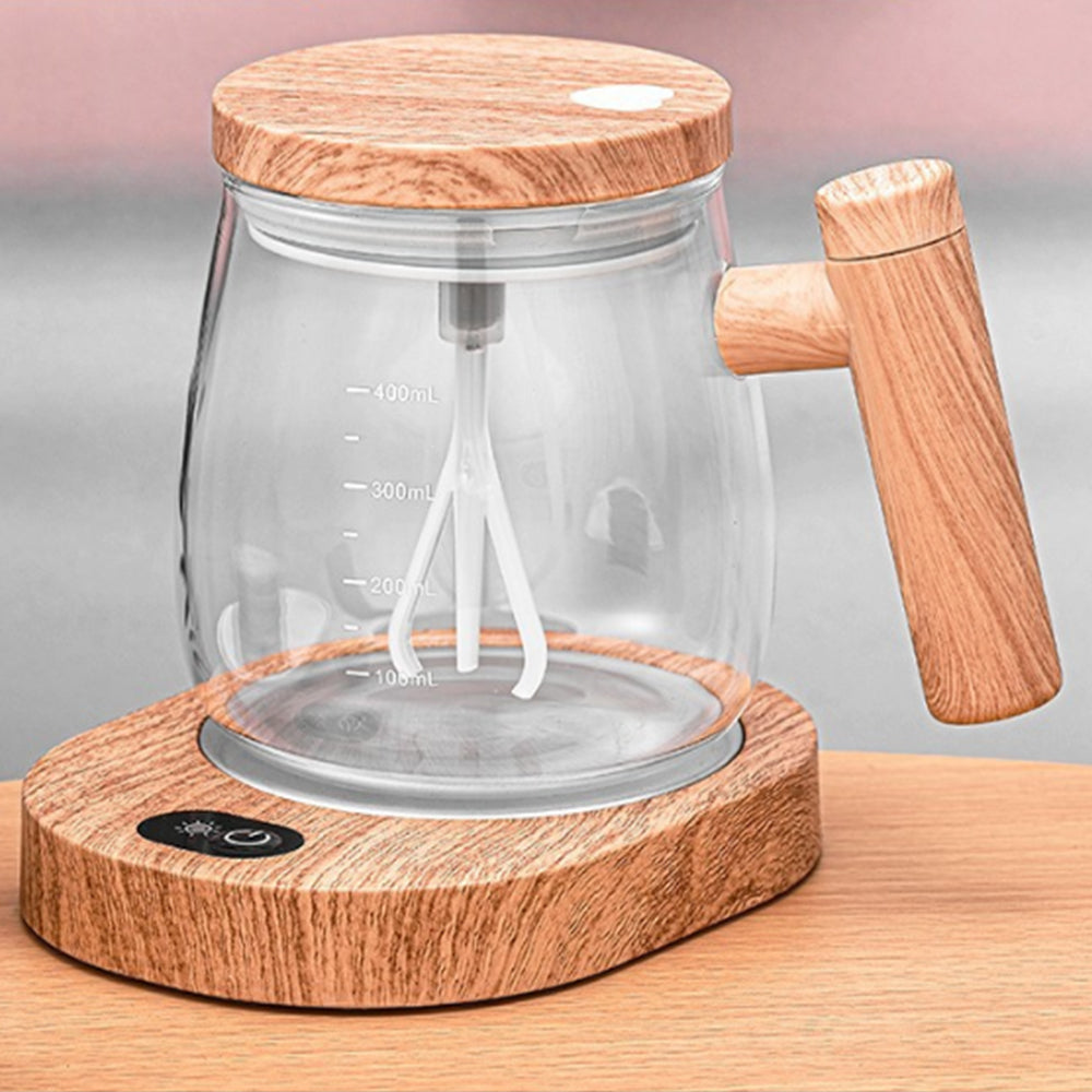 400ML Electric Self-Stirring Coffee Mug with Constant Temperature Coaster