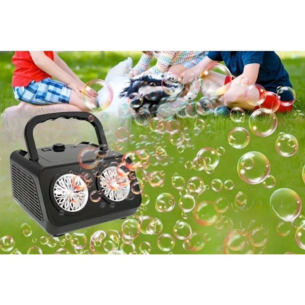 Bubble Machine Portable Bubble Maker for Outdoor Holiday Wedding Birthday