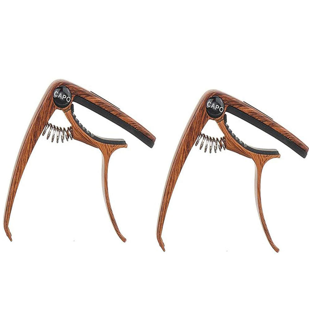 2Pcs Zinc Alloy Electric Guitar Tuner Folk Dual-use Guitar Clip Accessories
