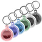 6 Pack TPU Airtag Protective Case with Key Ring Anti Scratch Full Body Transparent Cover for Apple Airtags