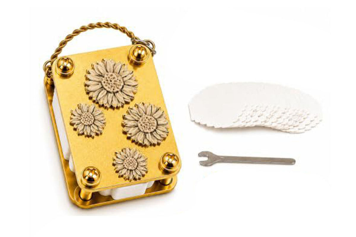 2Pcs Mini Flower Press Portable DIY Plant Dry Flower Pressing Machine with 20 Paper Sheets