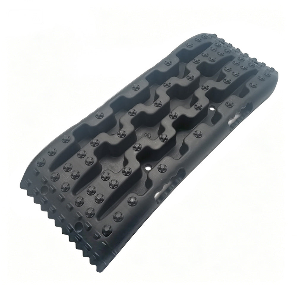 1 Pair Black Vehicle Traction Boards Recovery Tracks for 4WD Mud Snow Sand