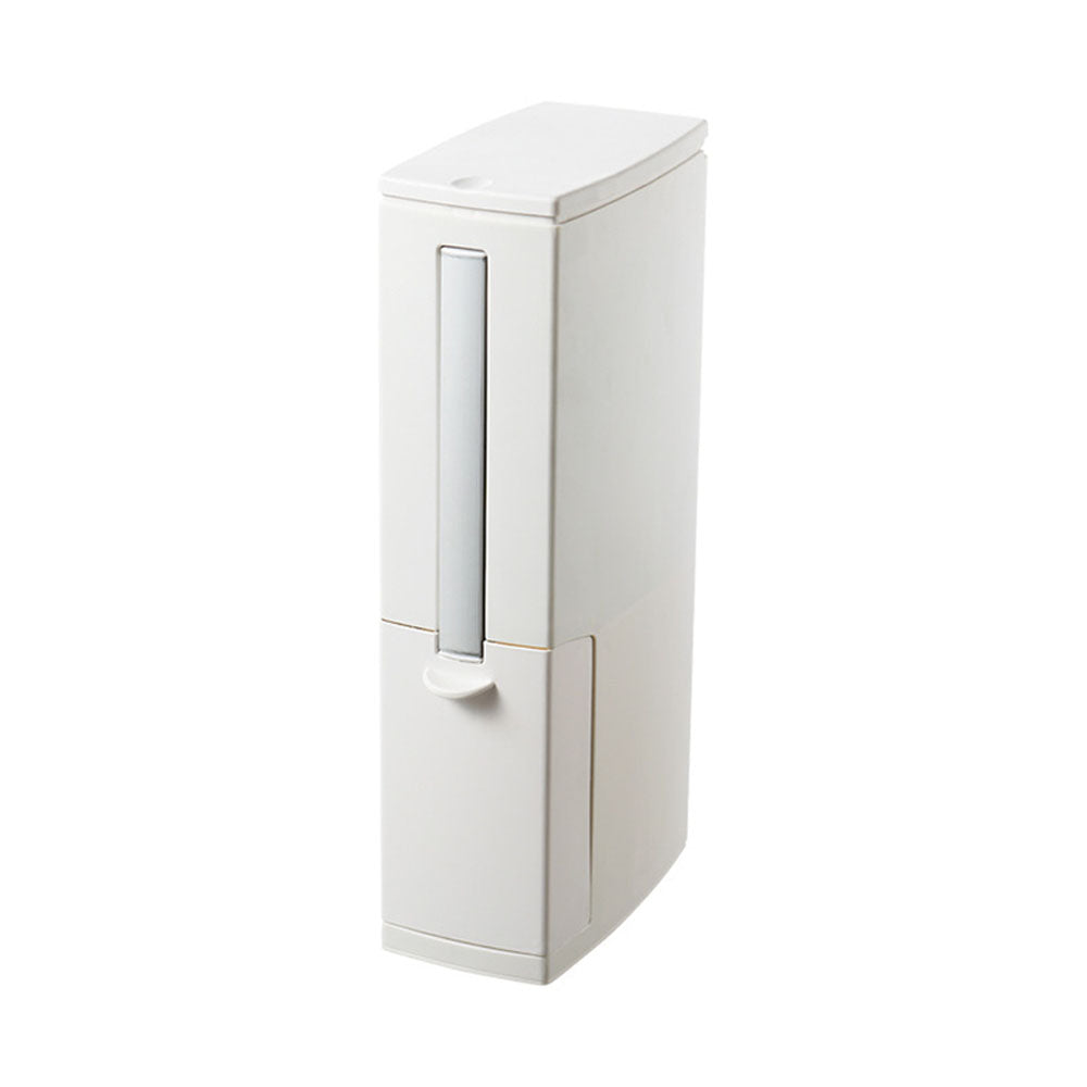 Slim Bathroom Trash Can Toilet Brush Set Waste Bin Toilet Brush Holder