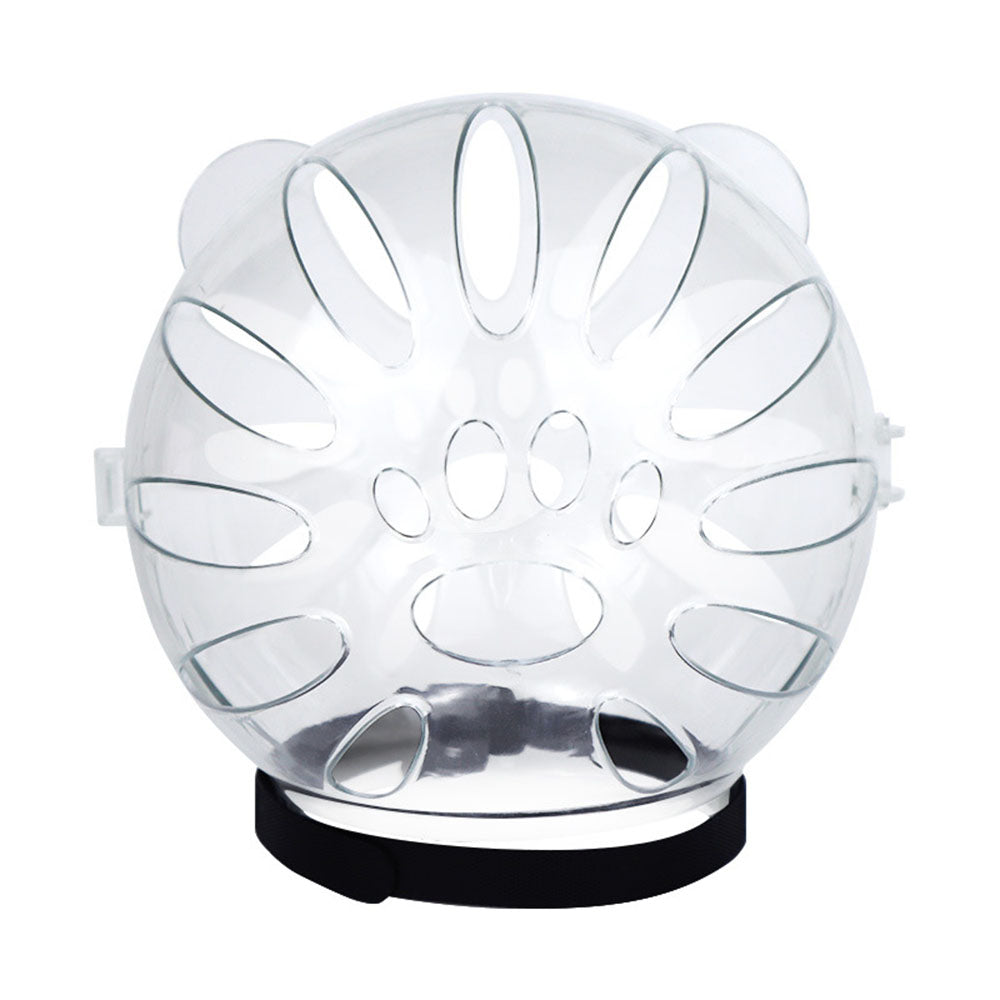 Transparent Cat Hood Astronaut Helmet Muzzle Mask for Preventing Biting and Licking