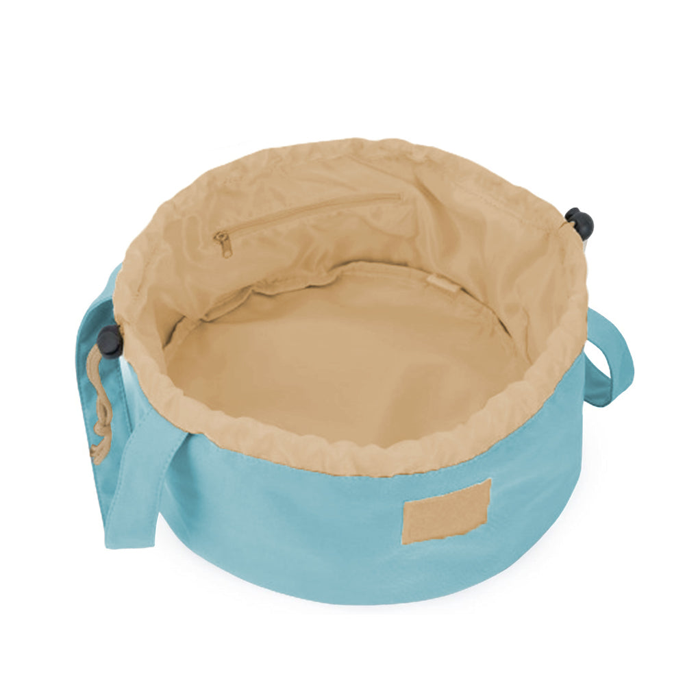 Travel Large Barrel Drawstring Cosmetic Bag for Women