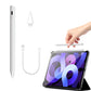 LED Power Display Stylus Pencil for iPad with Palm Rejection and Tilt Sensitivity White