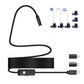 8mm 640x480 USB Type C Inspection Camera with 8 LED Lights