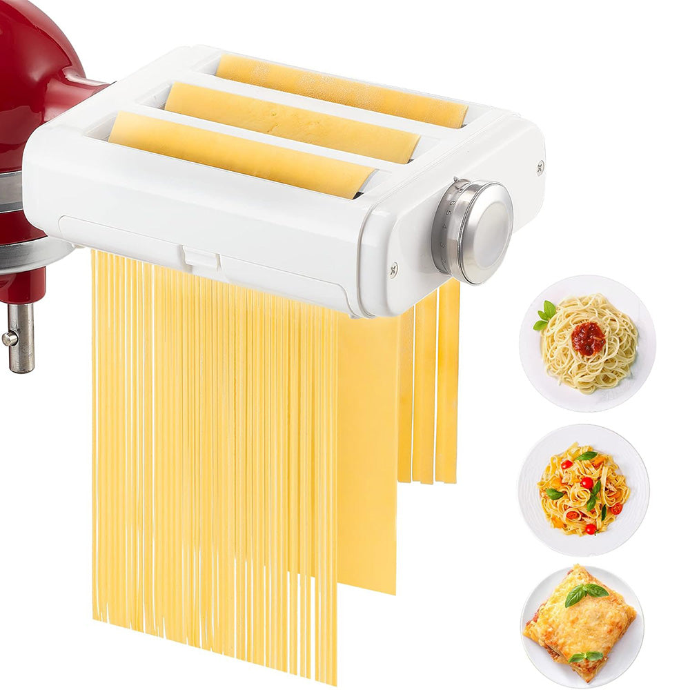 Pasta Maker Attachment for KitchenAid Stand Mixers 3 in 1 Set