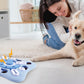 2Pcs Pet Slow Feeder and IQ Interactive Sounding Toy