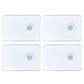 4Pcs Motion Sensor Night Light Stair Lights Indoor for Hallway Stairway Bathroom