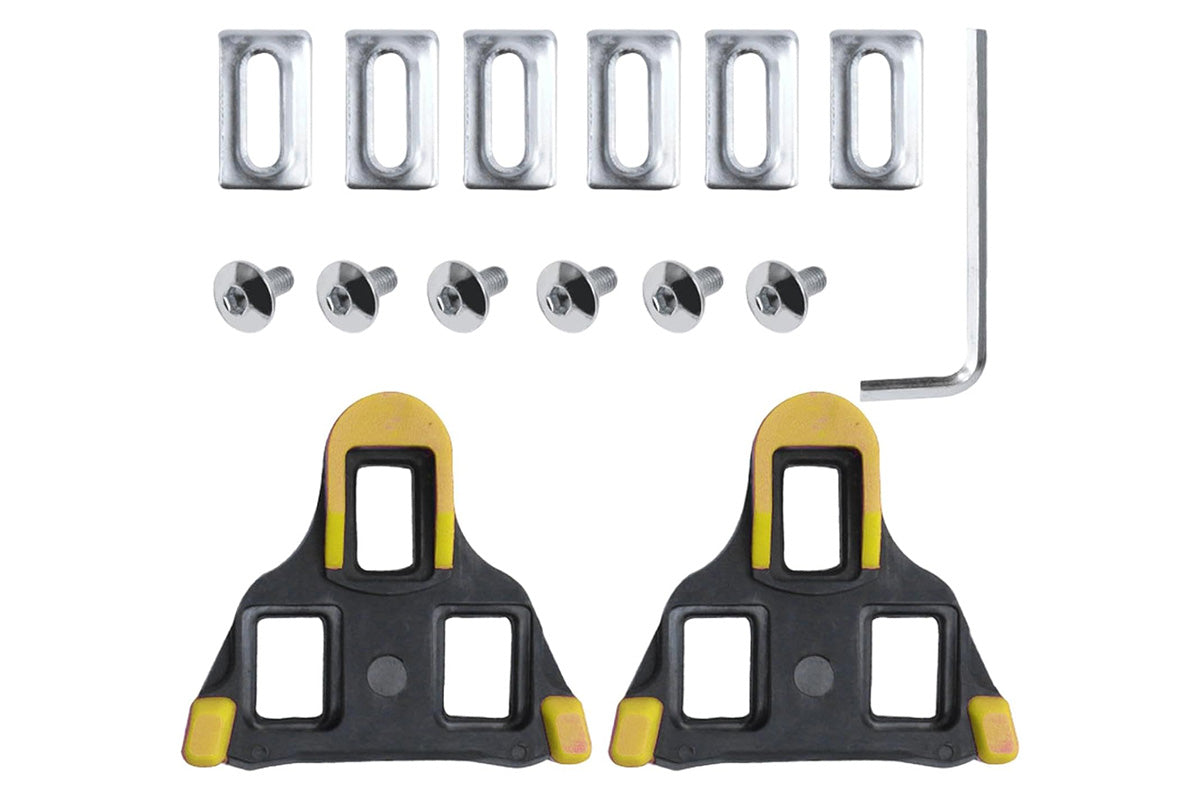 Road Bike Cleat Set SPD Compatible Cycling Pedal Clips for Road Shoes