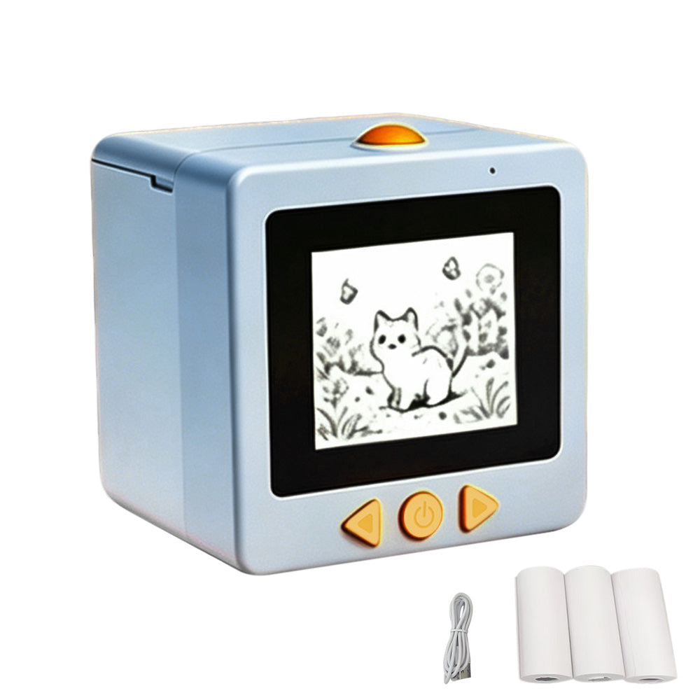 AI Voice Thermal Mini Inkless Sticker Printer with 24in Screen