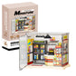 DIY Miniature Dollhouse Kit 3D Puzzle Dollhouse Toy with Dust Cover and Light