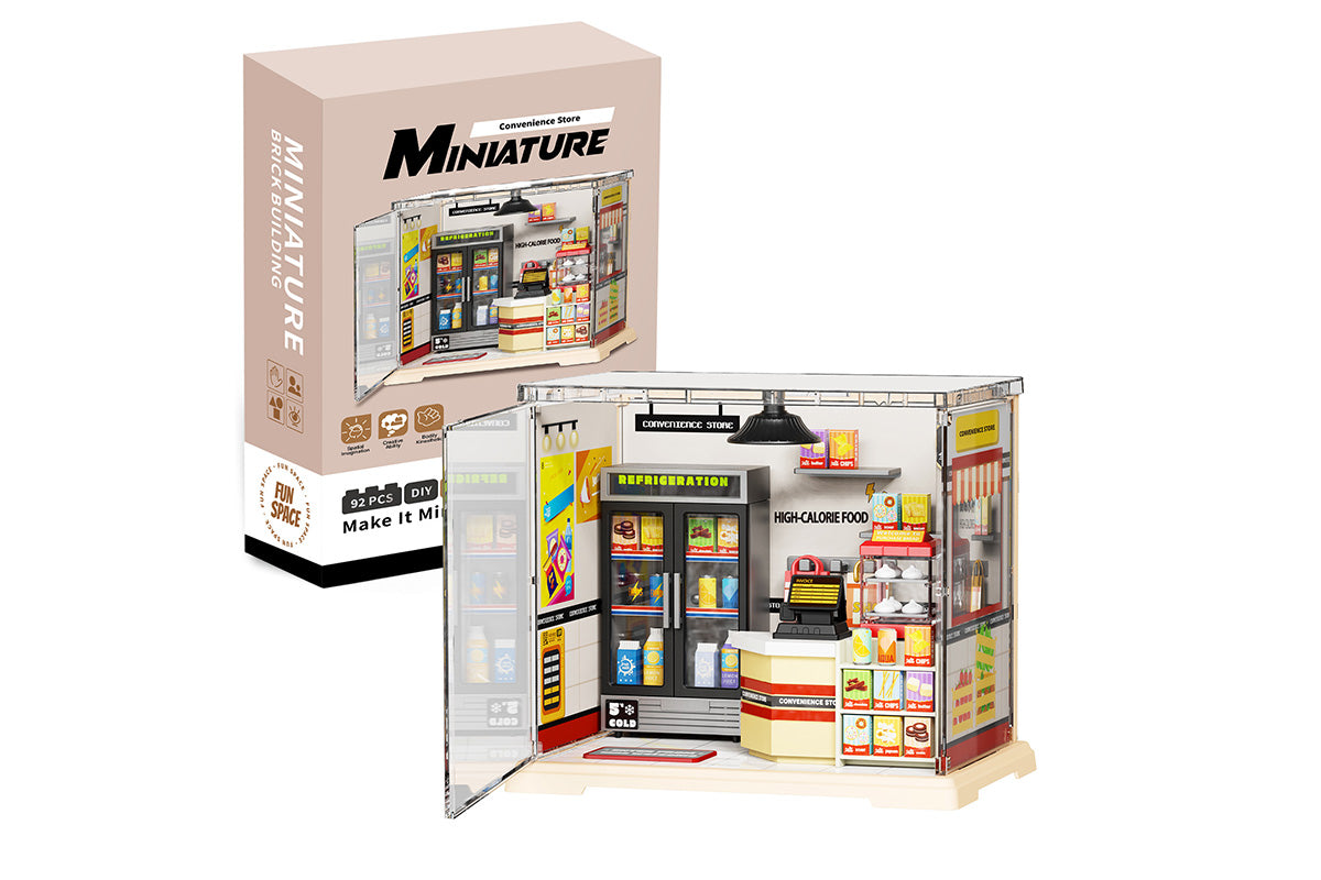 DIY Miniature Dollhouse Kit 3D Puzzle Dollhouse Toy with Dust Cover and Light