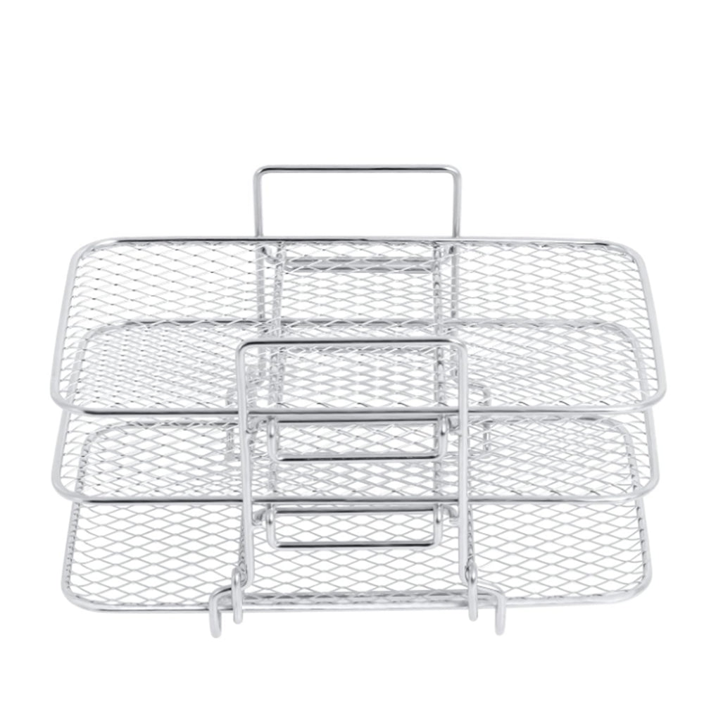 Multi-layered Stainless Steel Air Fryer Rack Compatible with Ninja DZ201 DZ401