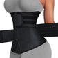 Sweat Waist Trainer for Women Sauna Sweat Belt Slim Body Shaper Corset-Black
