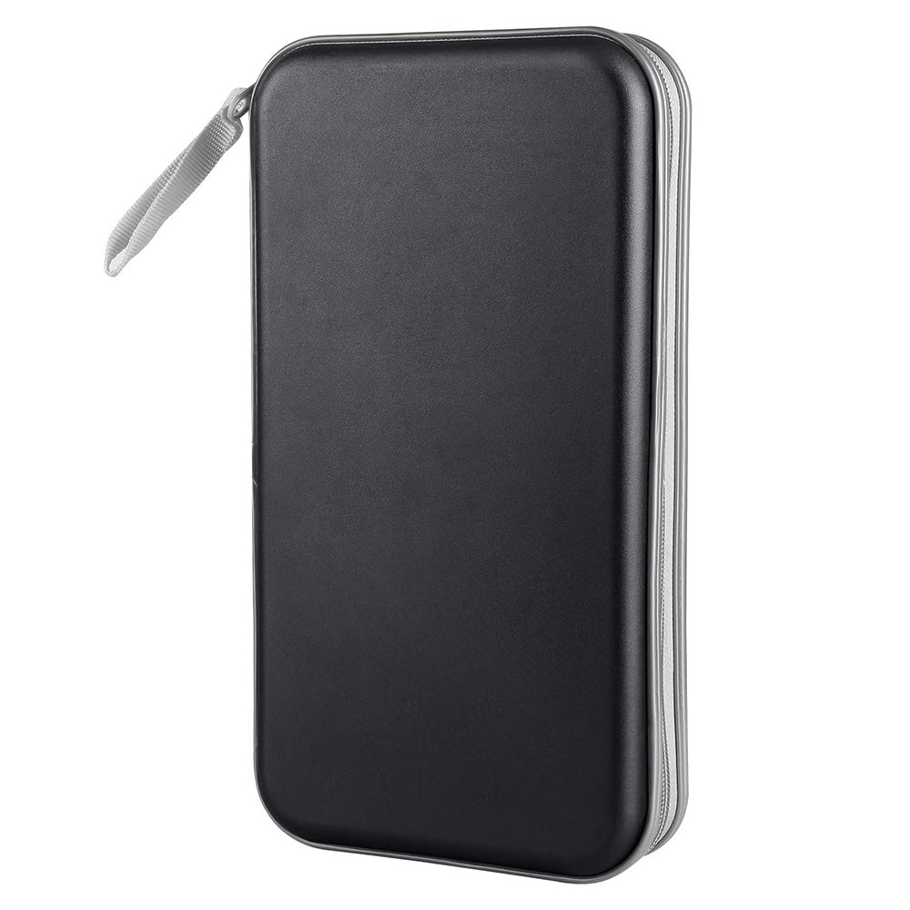 80 Capacity CD DVD Disc Holder Storage Case with Carry Handle