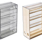 2-Tier Jewelry Organizer with Pull Out Drawer Earring Storage Box Display Case for Earrings Necklace Rings Studs