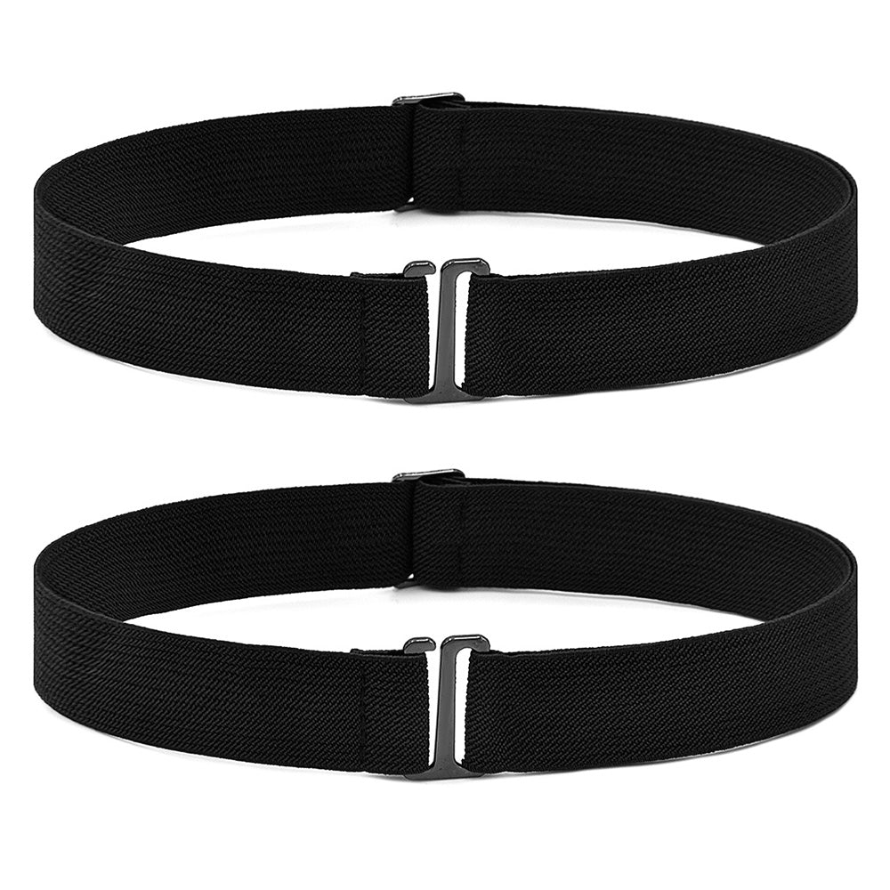 2Pcs Women Adjustable Stretch Belt Invisible Elastic Waistband for Pants Jeans Dresses