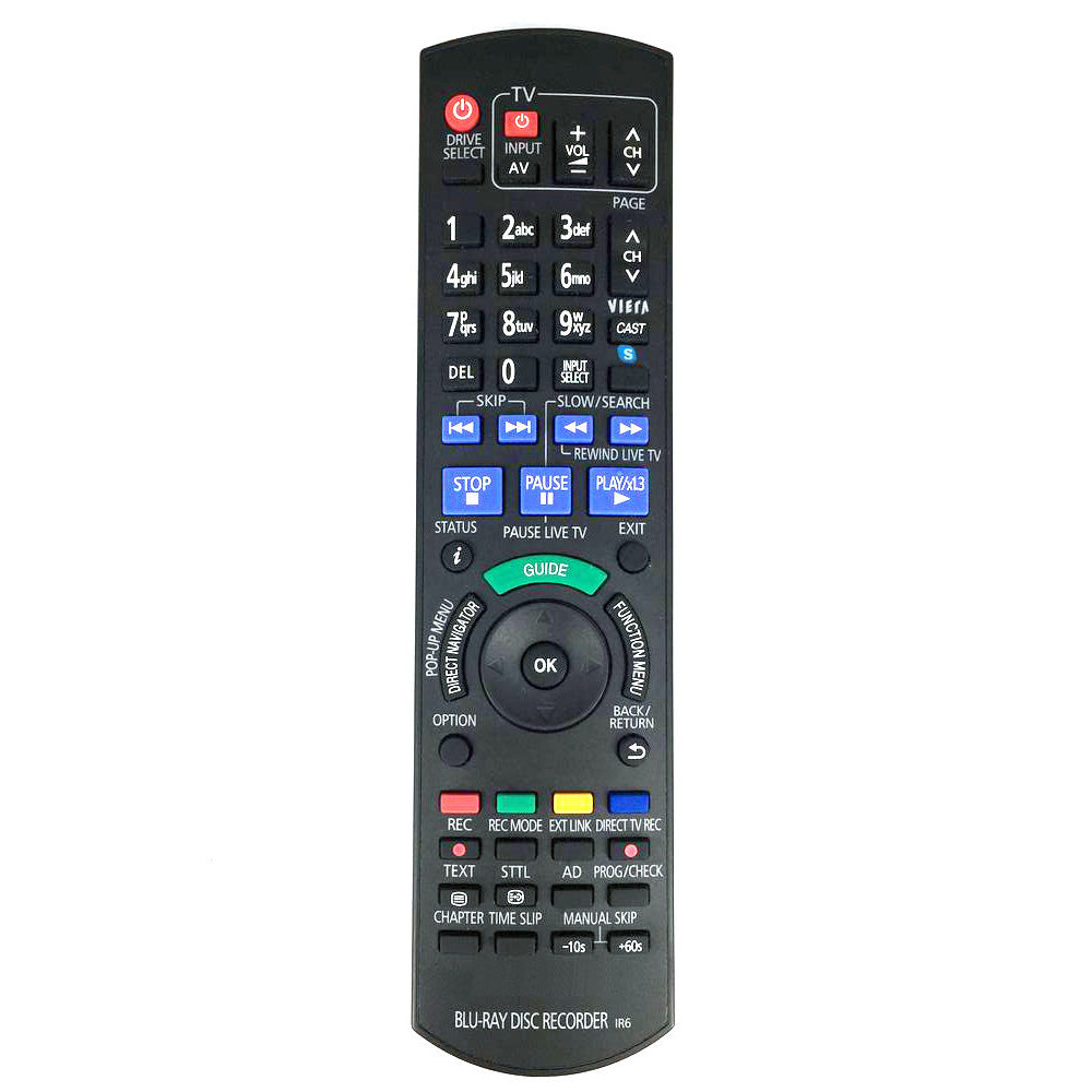 Replacement Universal Remote Control for Panasonic DVD CD Player and VCR