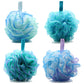 4PCS Loofah Sponge Bath Puff Exfoliating Cleaning Bath Ball Body Sponge Washer