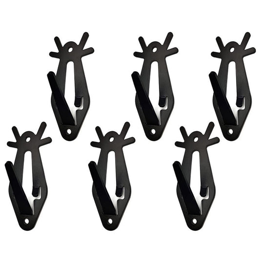 6Pcs European Mount Skull Hanger Deer Antler Bracket Heavy Duty Stainless Steel