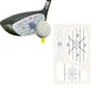 300Pcs Golf Impact Aid Stickers for Golf Putters- 100 Sheets