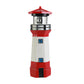 LED Outdoor Solar Lighthouse with Rotating Beacon