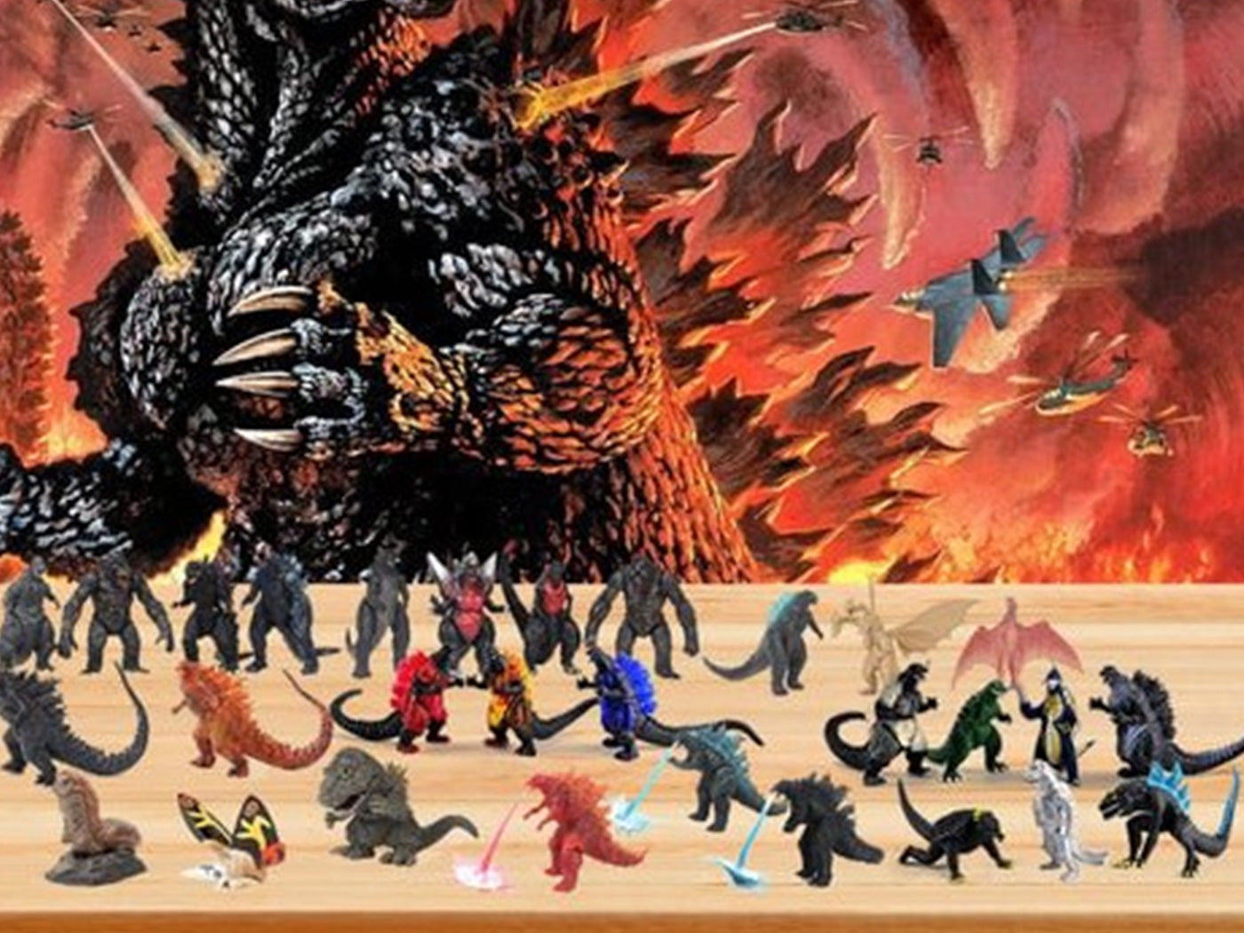 Godzilla Inspired Christmas Countdown Calendar 24 Day Advent Calendar Xmas Tree Ornaments