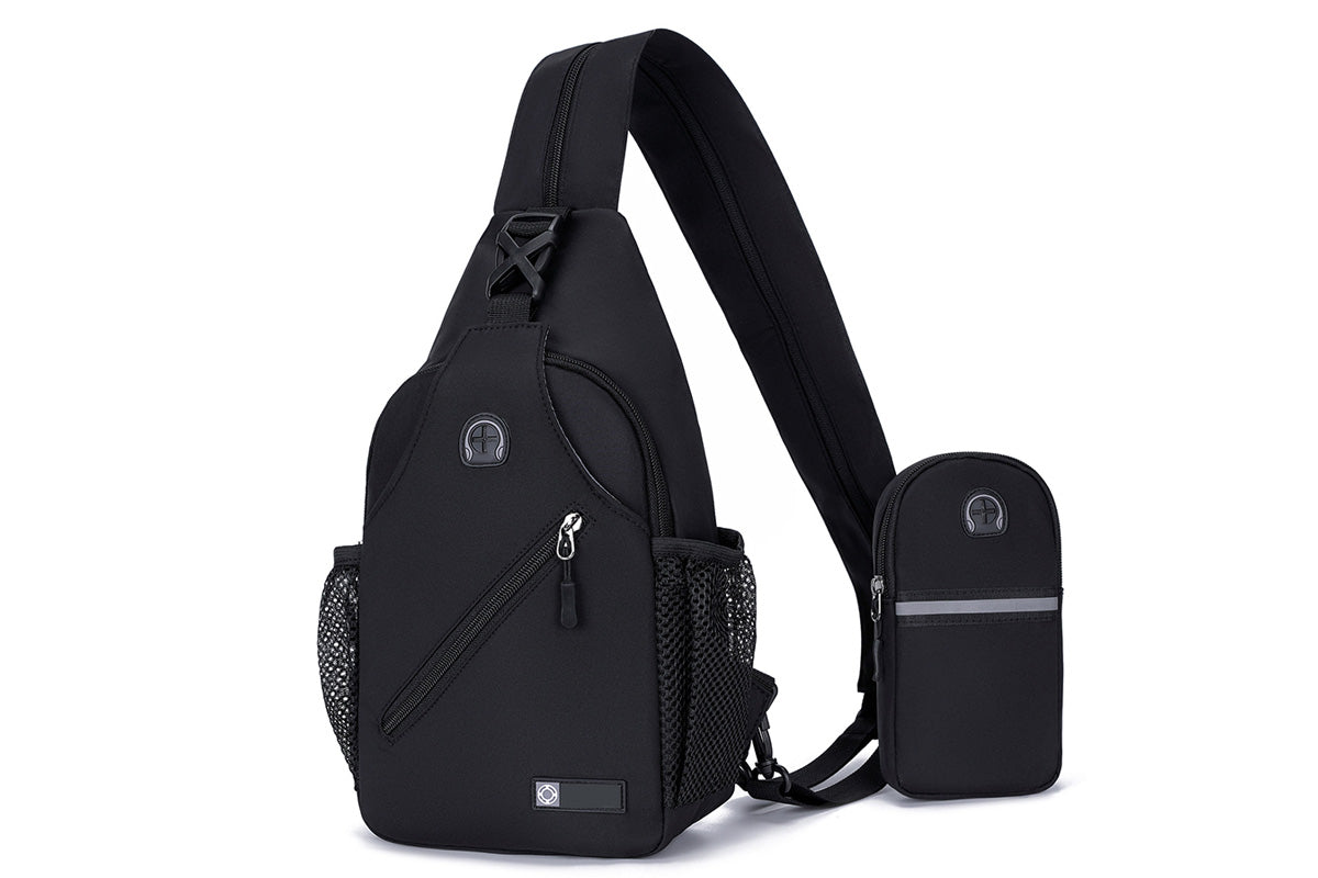 Travel Crossbody Chest Bag for Men and Women Adjustable Sling Backpack