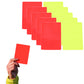 10Pcs Soccer Referee Red and Yellow Penalty Cards Set