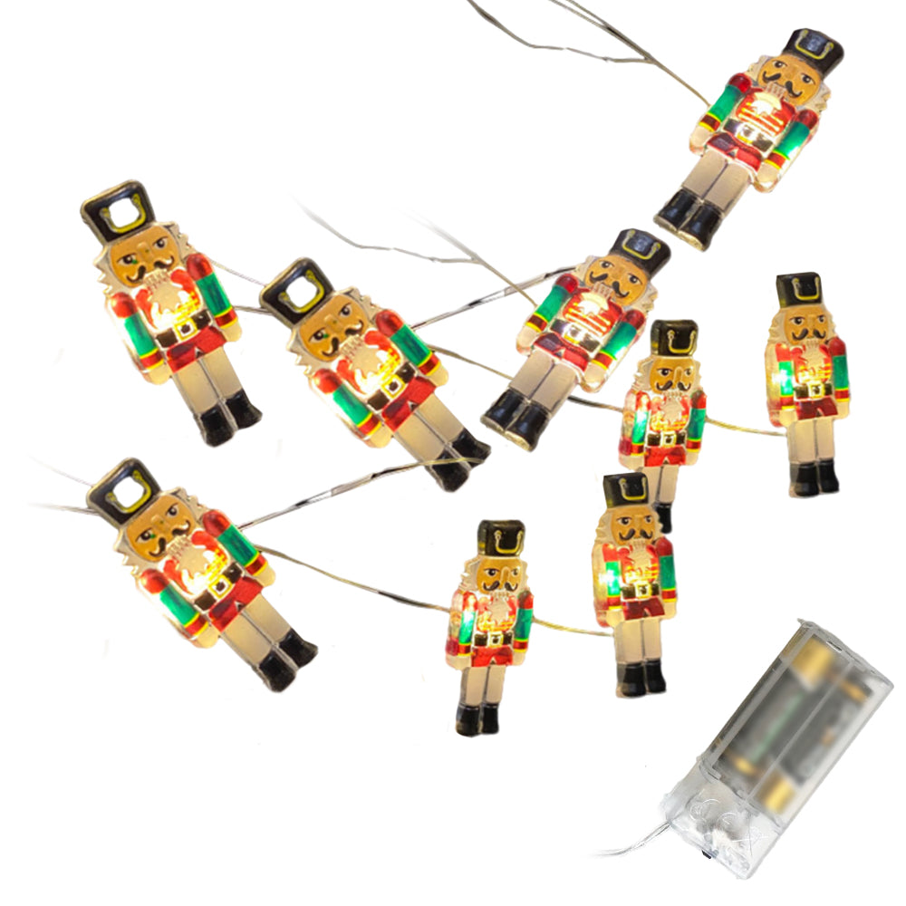 2M 20LEDs Walnut Soldier Copper Wire String Lights