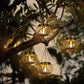 2Pcs Solar Outdoor Hanging Lamp