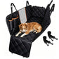 Water Resistant Dog Car Seat Cover Hammock Back Seat Protector with Mesh Window 2 Storage Pockets