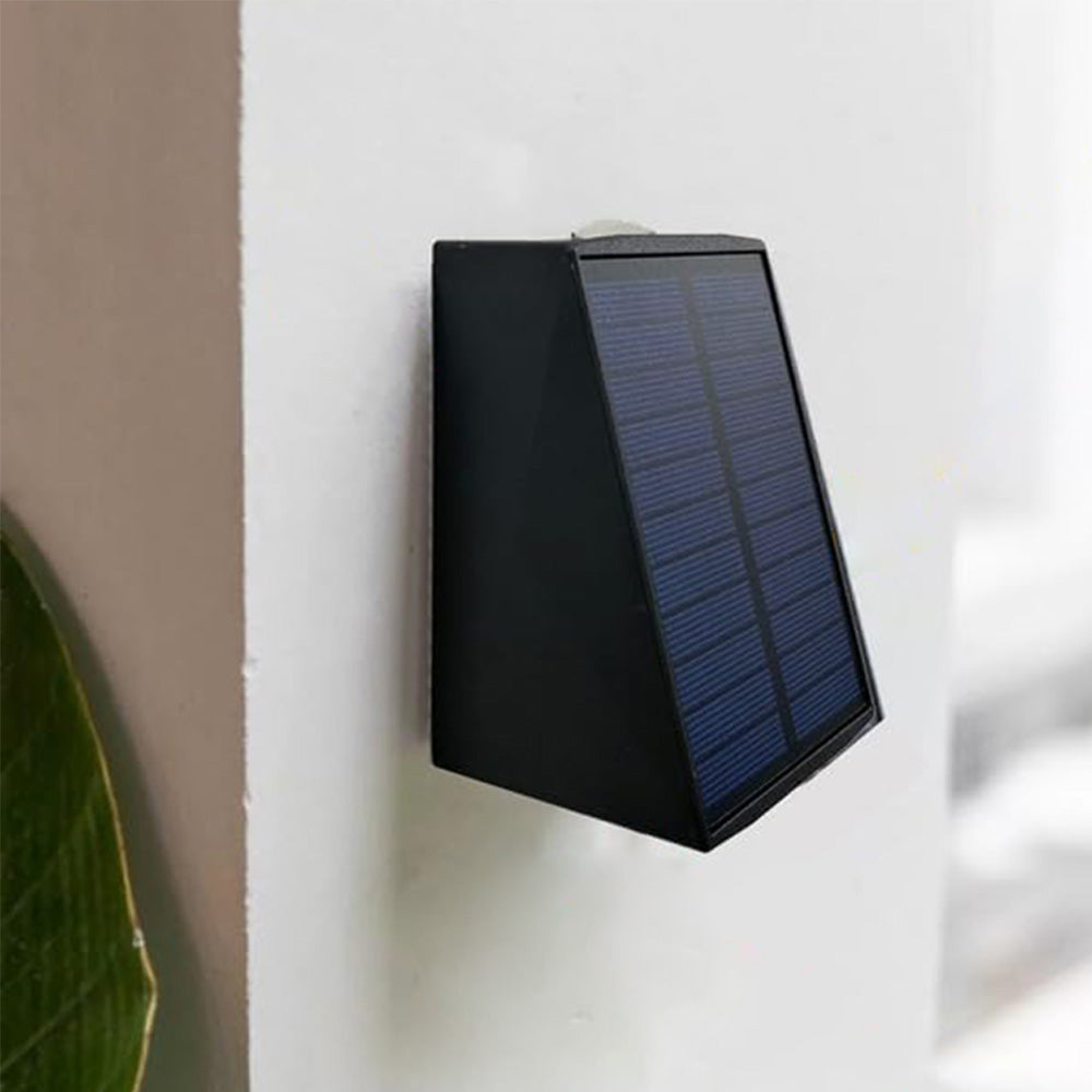 Solar Wall Light Up and Down Outdoor Water Resistant Landscape Light Fence Yard Lamp