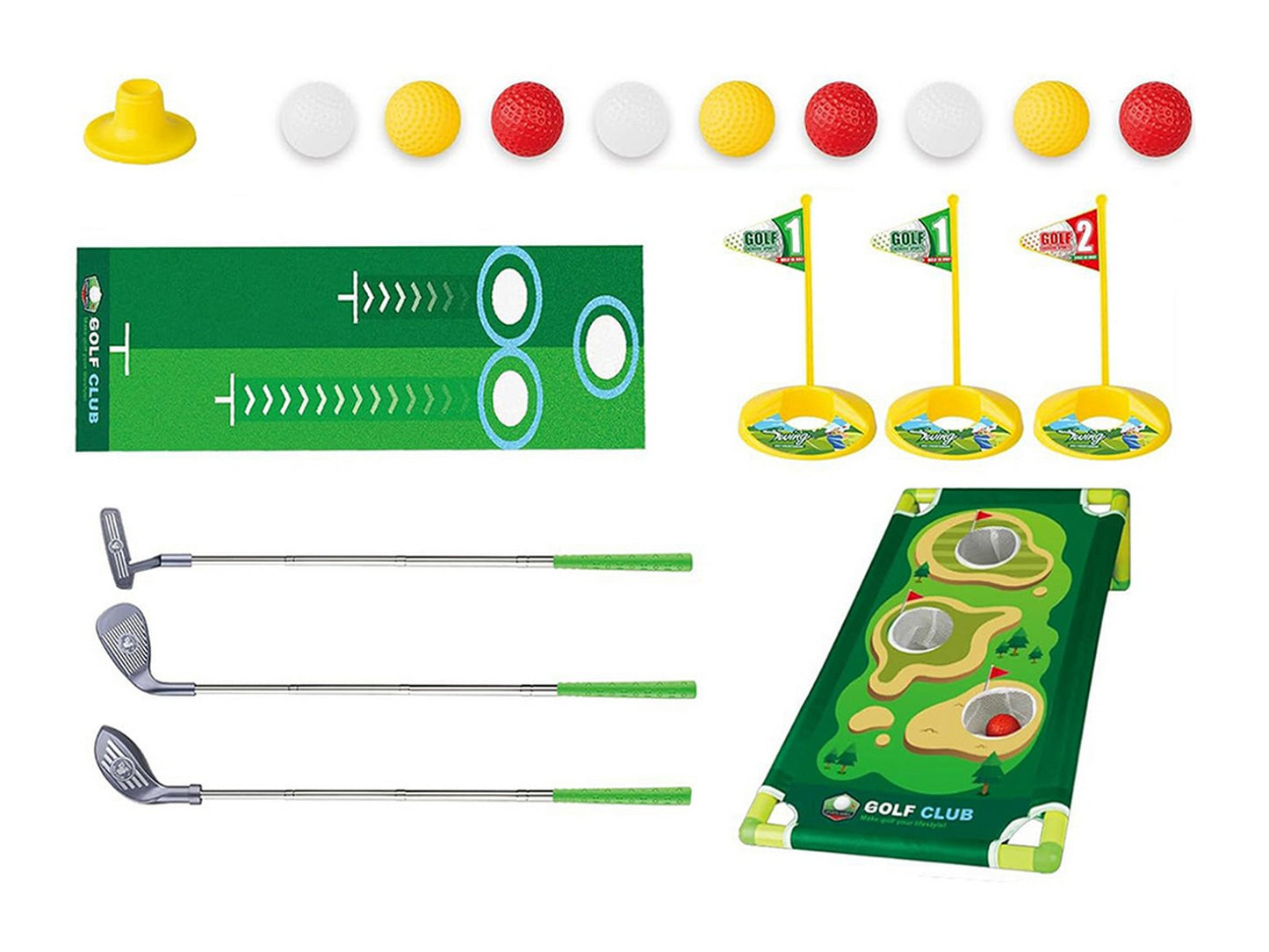 Kids Golf Clubs Set Retractable Golf Target Golf Set For Kids