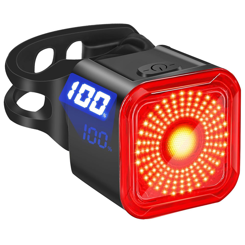 Smart Brake Sensing Bike Tail Light Rechargeable Cycling Safety Light