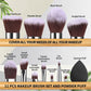 18Pcs Makeup Brushes Set with Makeup Sponges and Storage Bucket