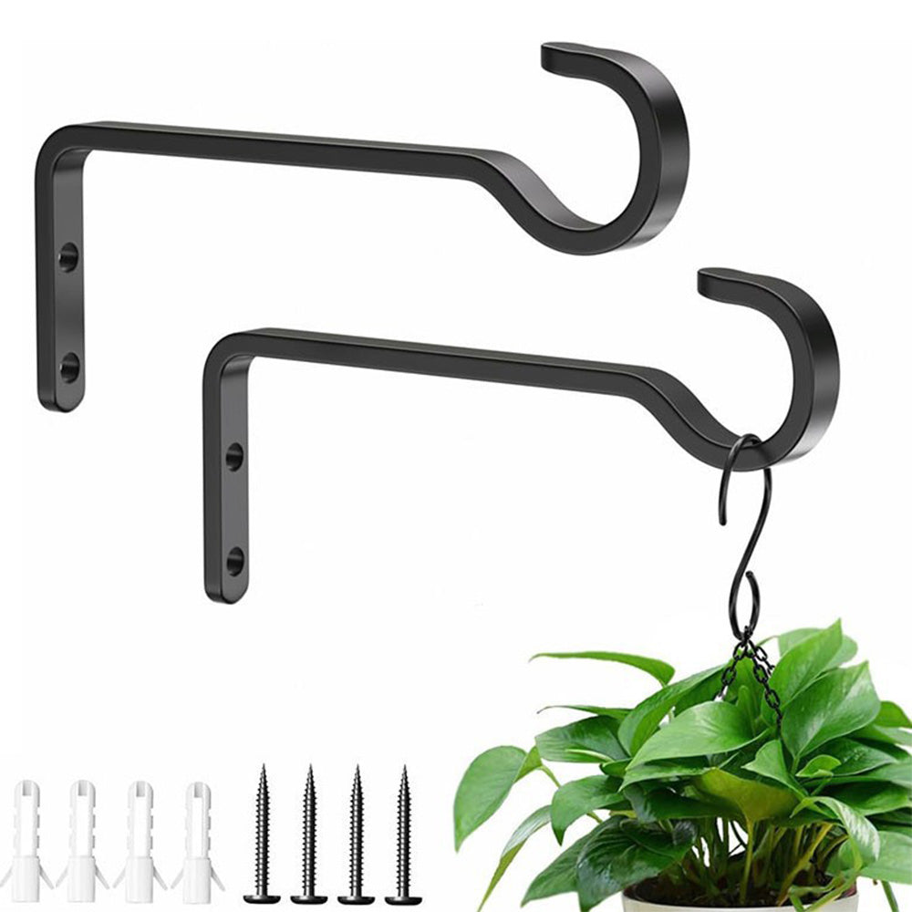 Rustproof Iron Plant Hooks for Wall Outdoor Bird Feeder Planter Baskets Hanger