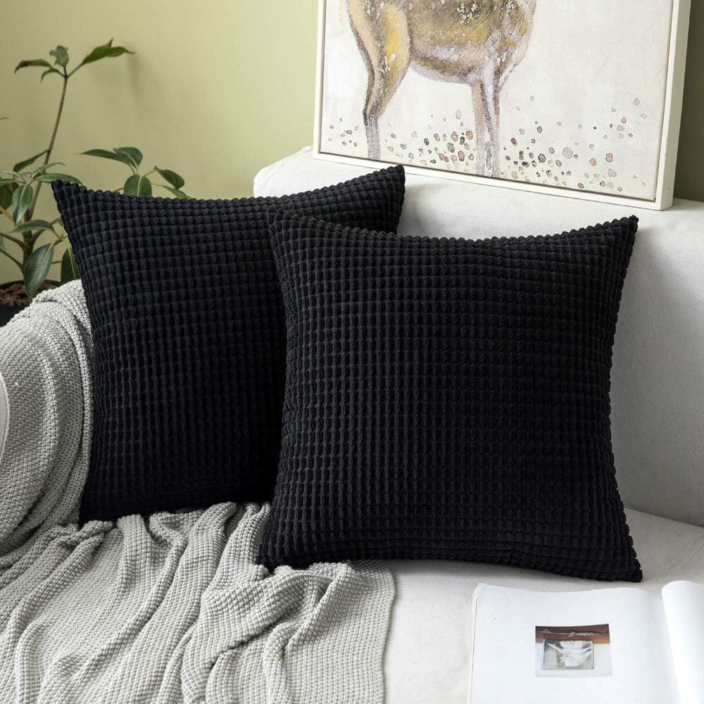 2Pcs Corduroy Lounge Cushion Cover