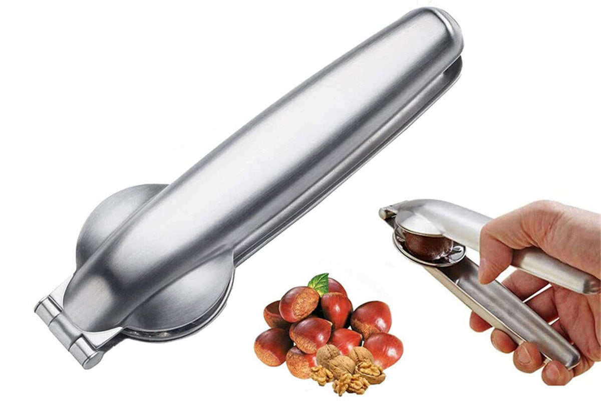 Chestnut Pliers 304 Stainless Steel with Nut Opener Claw